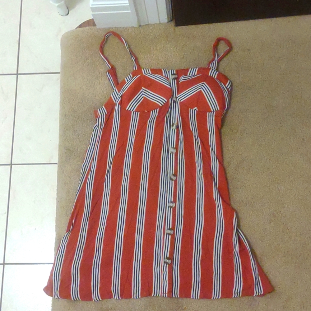 Black, white, and red dress, size small